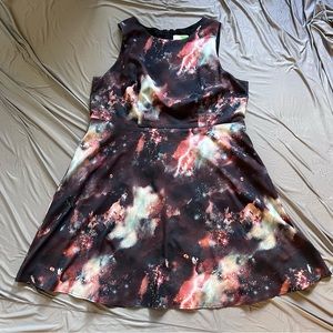 Modcloth Fervour galaxy print dress 2x
